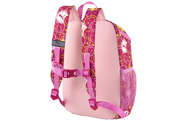 (GS) PUMA x SMILEYWORLD Backpack 'Pink Red White' 078767-02