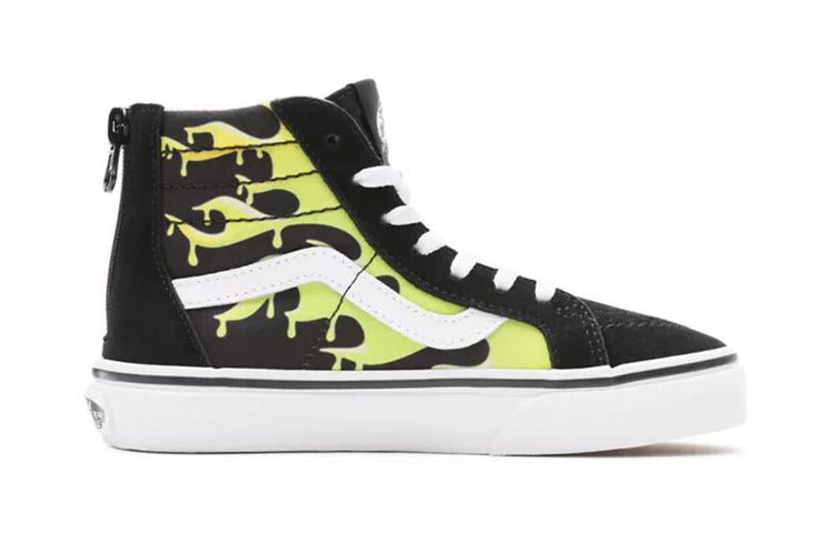 Vans Sk8-hi K Shoes Black/Green VN0A4UI431M