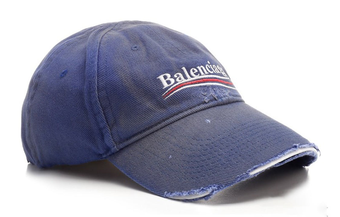 Balenciaga Political Campaign Destroyed Cap 'Blue' 661884410B2-4277
