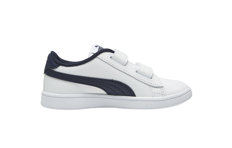 (TD) PUMA Smash v2 Leather Velcro 'White Peacoat' 365174-04