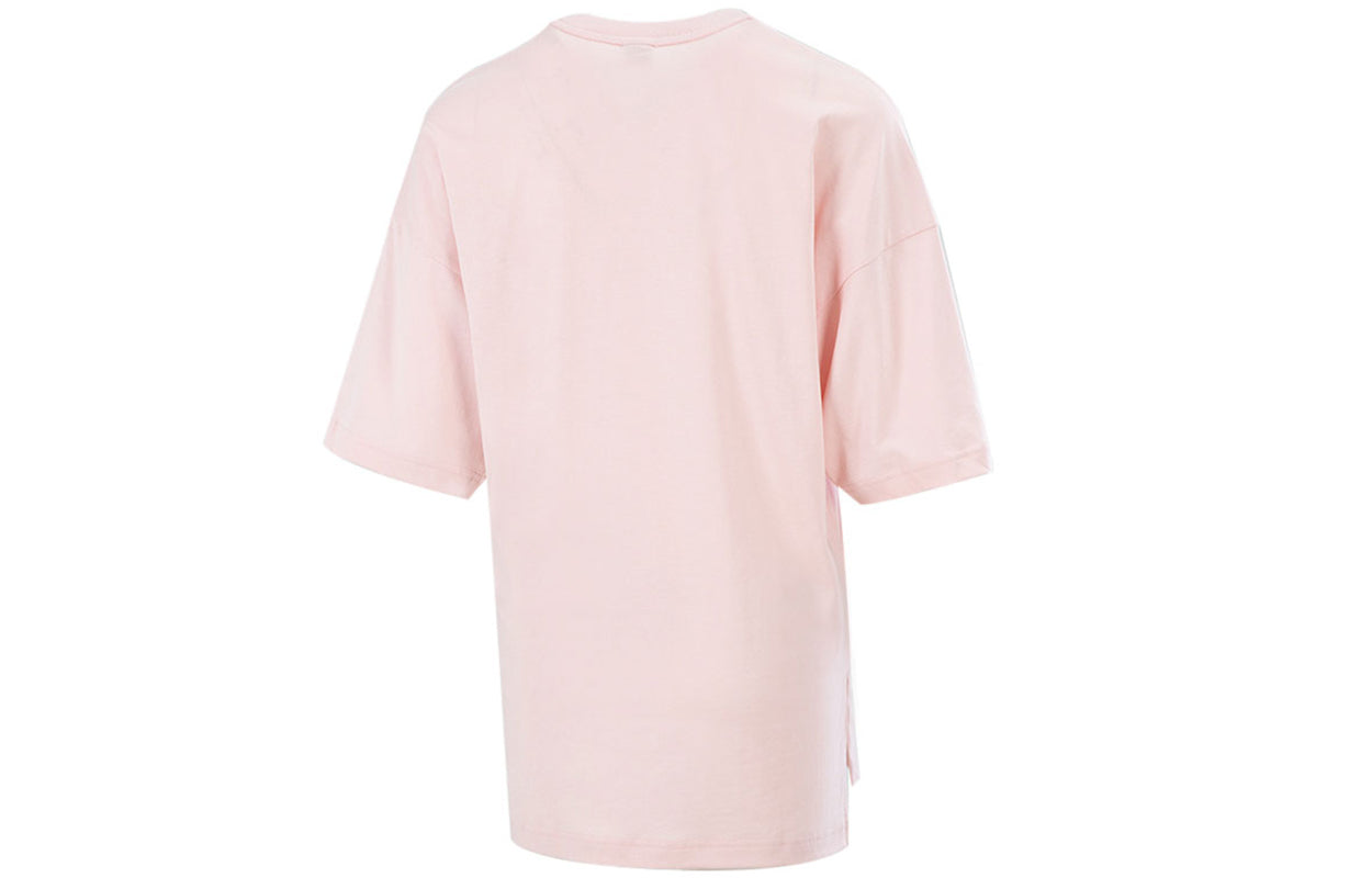 (WMNS) PUMA Running Breathable Fabric CasualSport Round NeckShort Sleeve PinkRed 534149-36