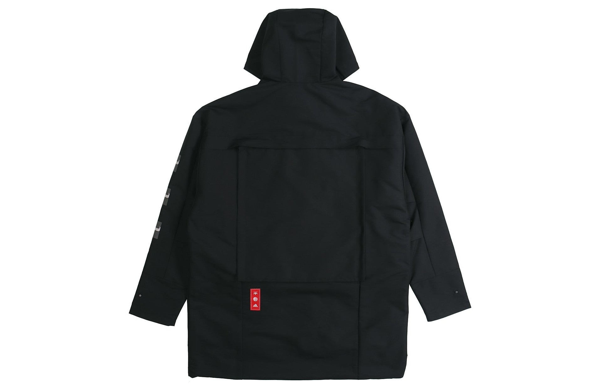 adidas Cny Jkt Top Sports Training Printing hooded Fleece Lined Woven Jacket Black H37917