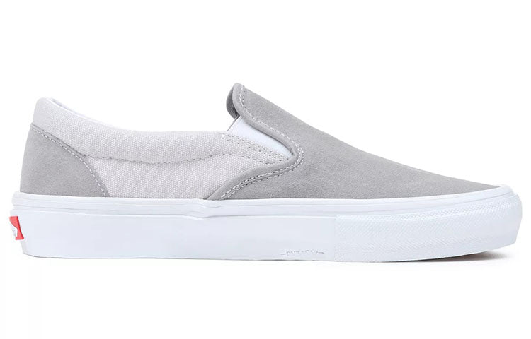 Vans Slip-On Low Tops Casual Skateboarding Shoes Unisex Gray VN0A5FCACOI