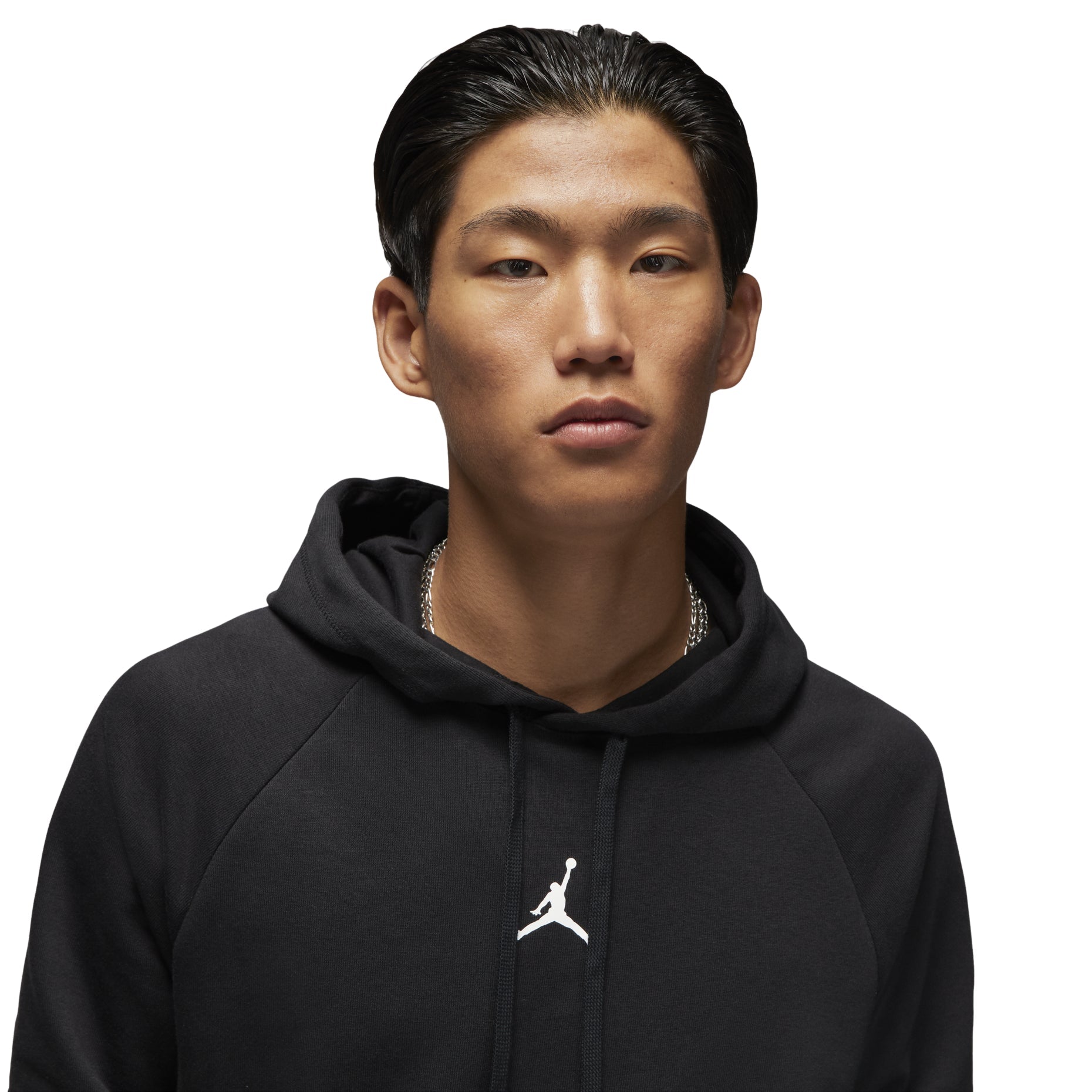 Air Jordan Solid Color  Pullover Hoodie Men's Black DQ7328-010