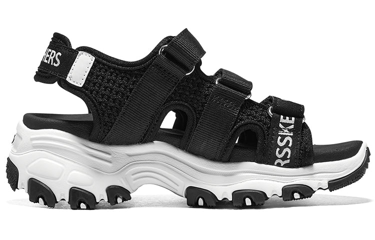 (GS) Skechers Dlites Sandals 'Black White' 319200L-BKW