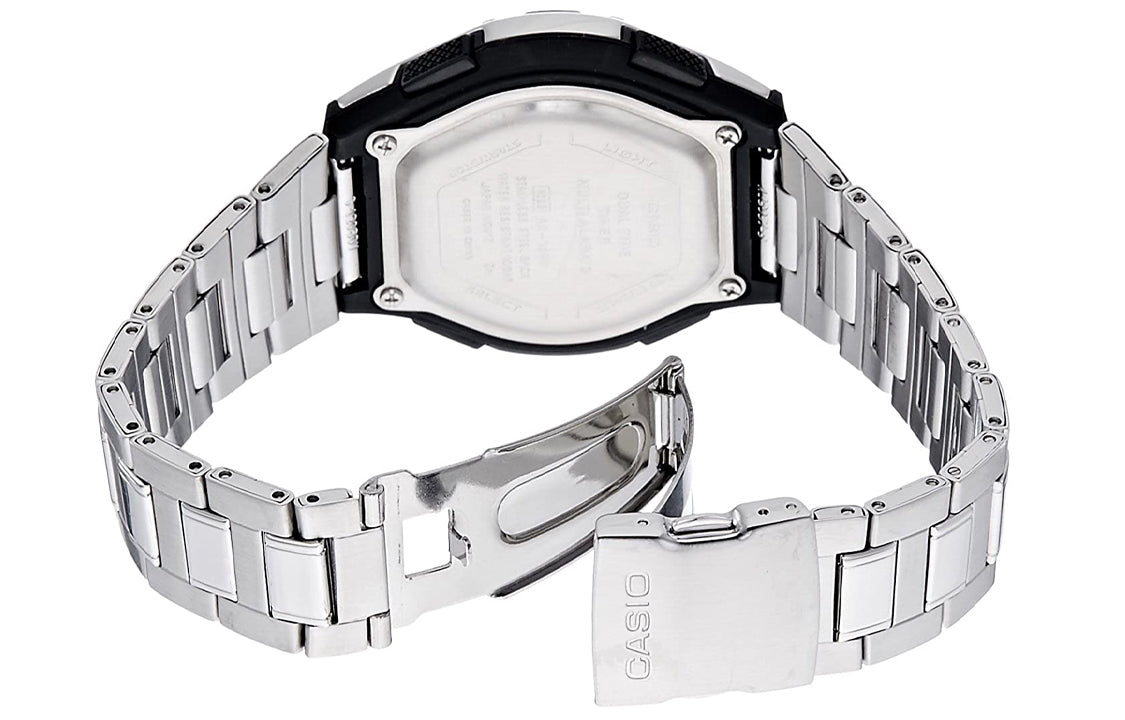 CASIO Sports Mens Silver Analog/Digital Combo AQ-164WD-7A2021