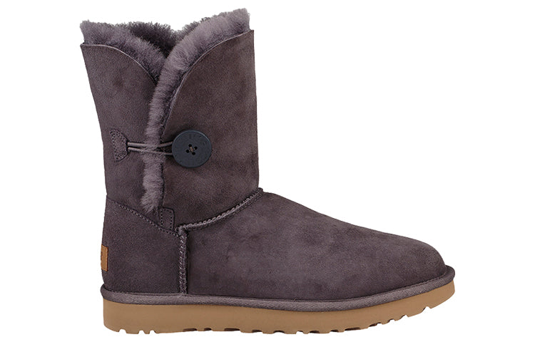 (WMNS) UGG Bailey Button II Boot Snow boots Purple/Grey 1016226-NHT