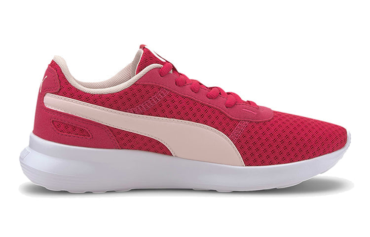 (GS) PUMA ST Activate Low Top Running Shoes Red/White 369069-12