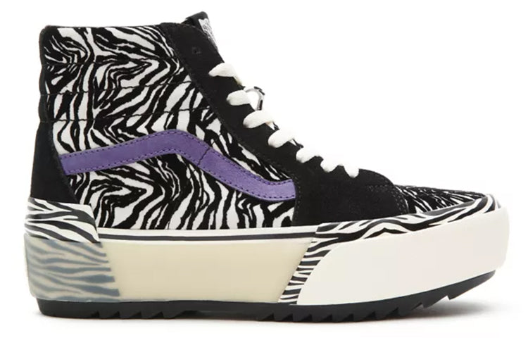 Vans Zebra SK8-Hi Stacked 'Black White' VN0A4BTW5PR