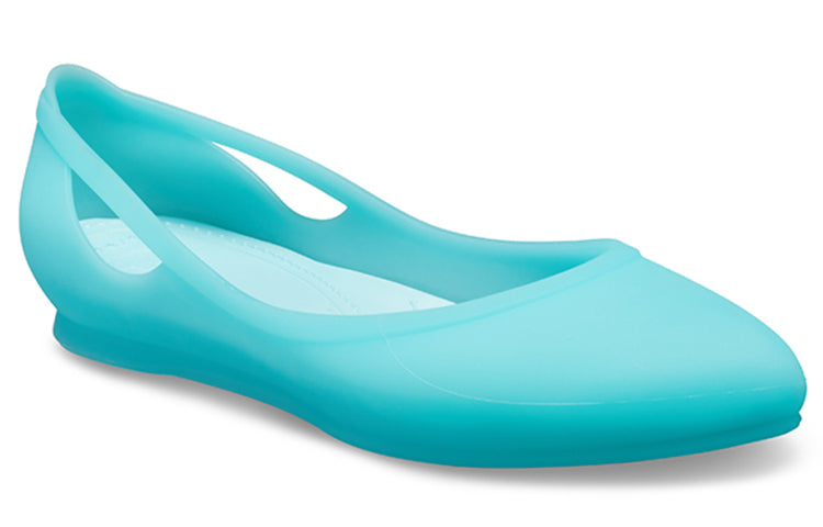 (WMNS) Crocs Flat ice blue Sandals 16265-4DJ