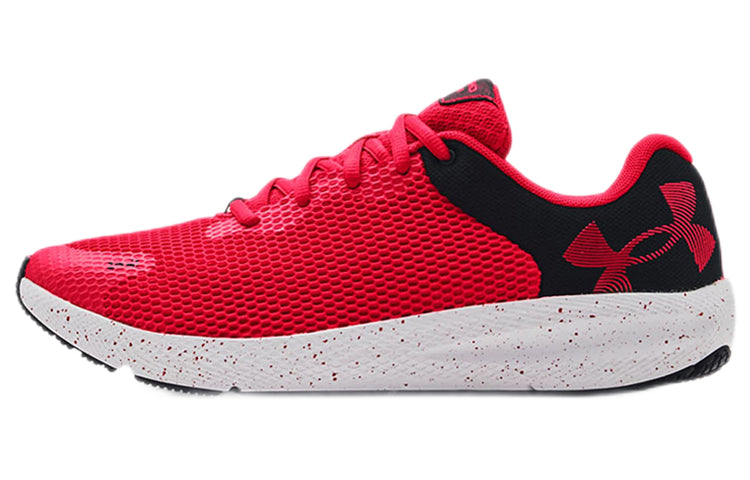 Under Armour Charged Pursuit 2 'Big Logo Speckle - Red Black' 3025249-600