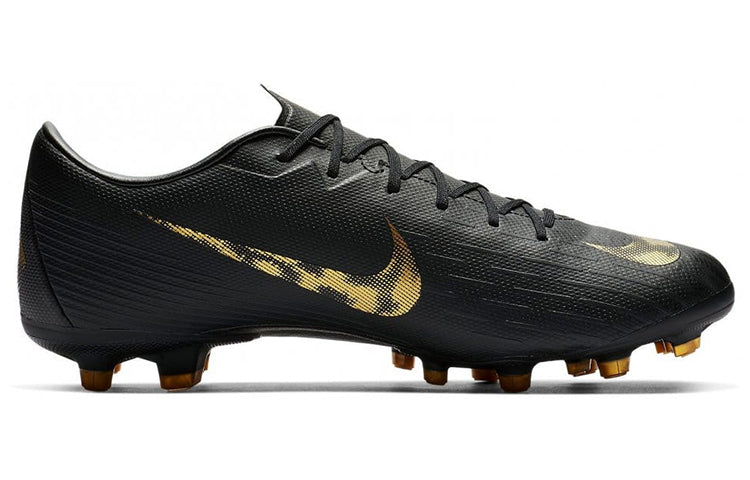 Nike Mercurial Vapor 12 Academy FG MG 'Black Metallic Gold' AH7375-077