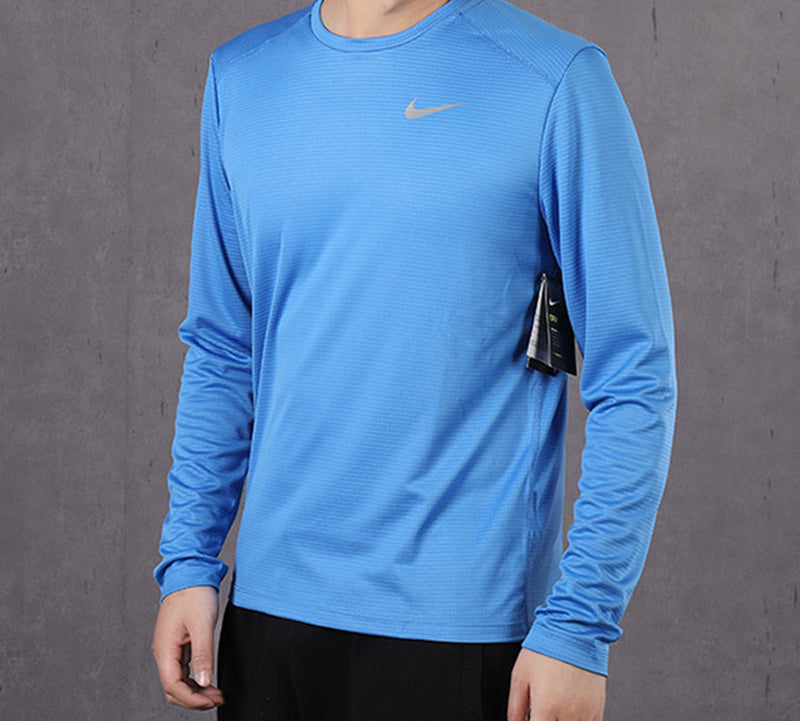 Nike Gym Running Sports Long Sleeves Blue BV4754-402