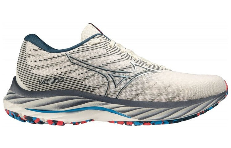 Mizuno Wave Rider 26 Super Wide 'White Dark Grey' J1GC226401