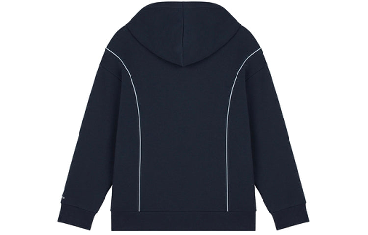 (WMNS) New Balance Athletics Sweatshirt Asia Sizing 'Navy White' AWT11502-ECL