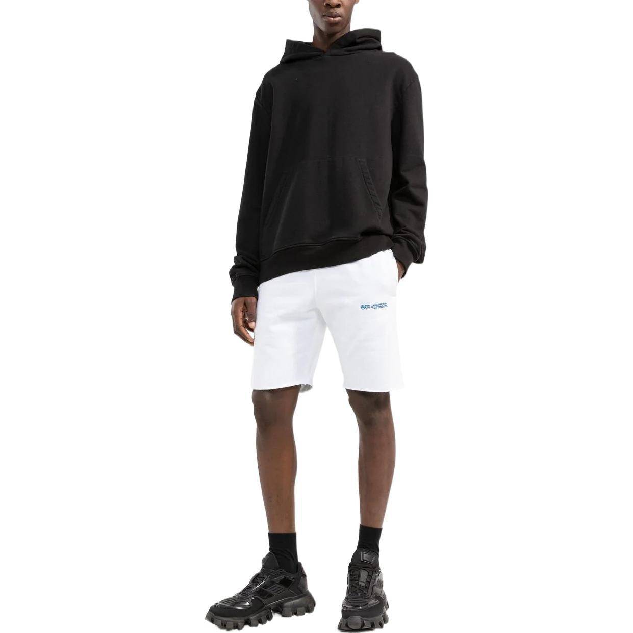 Men's Off-White FW22 Alphabet Logo Printing Casual Shorts Version White OMCI006S22FLE0050139