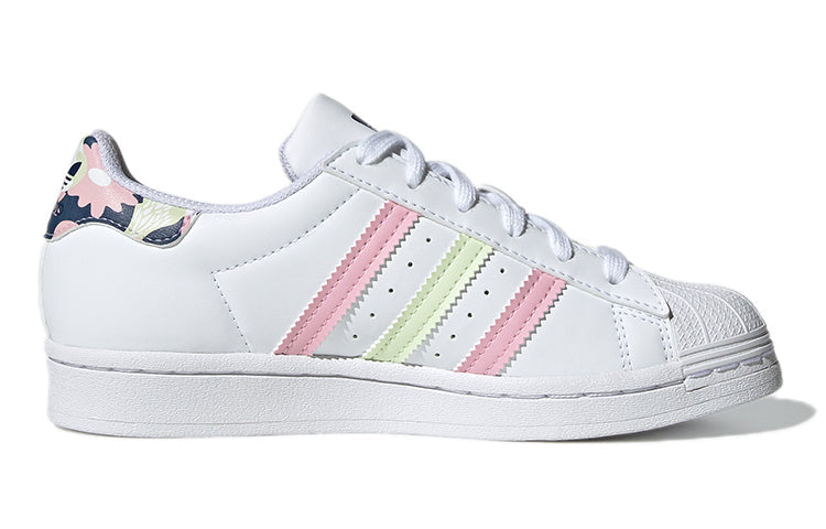 (GS) adidas Originals Superstar 'White Floral' GY3330
