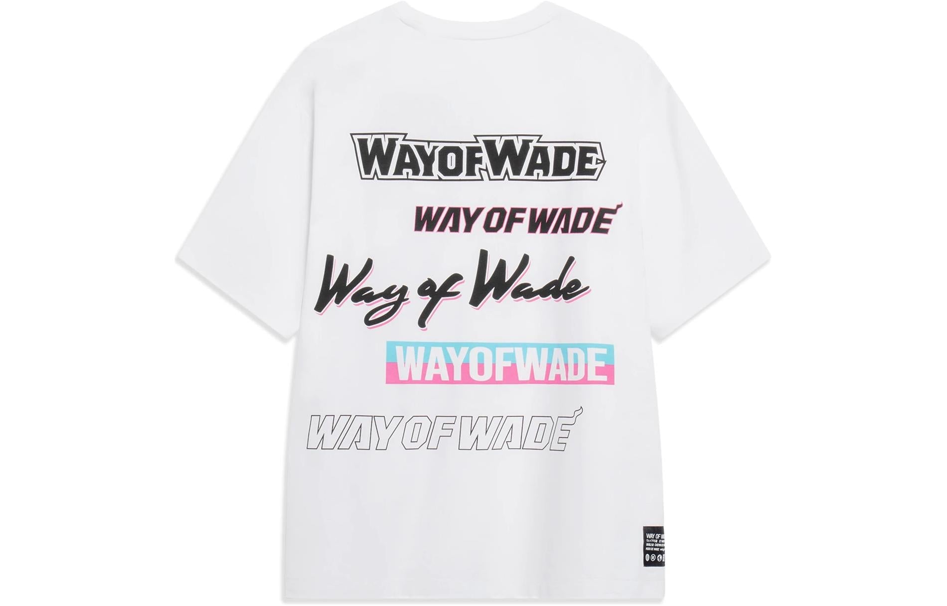 Li-Ning Way Of Wade Graphic T-shirt 'White' AHST329-2