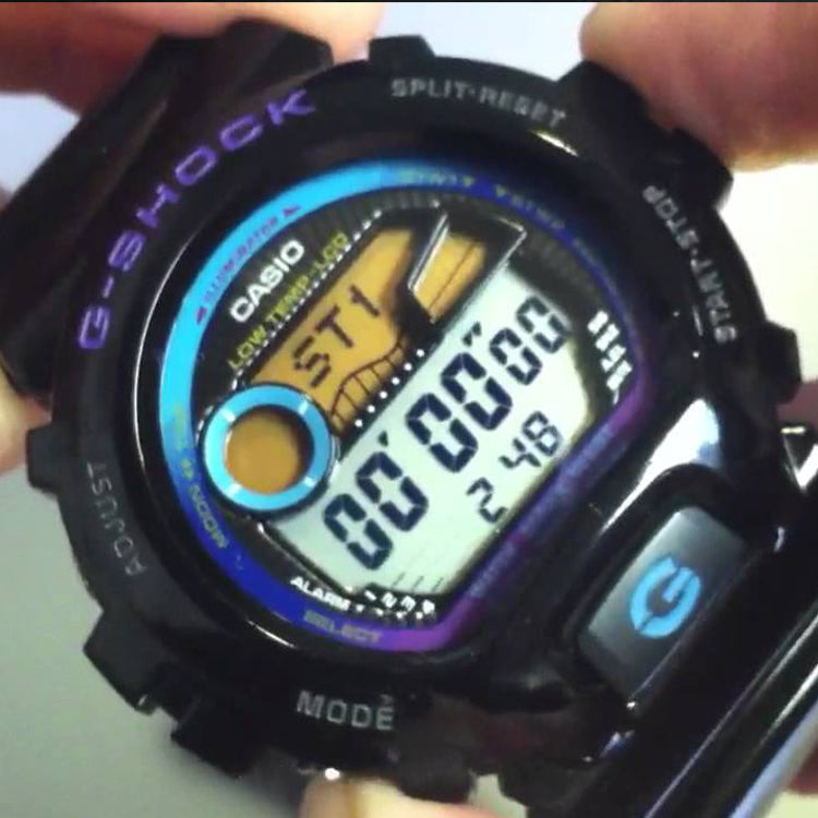 CASIO G-Shock Digital 'Black Purple' GLX-6900-1D