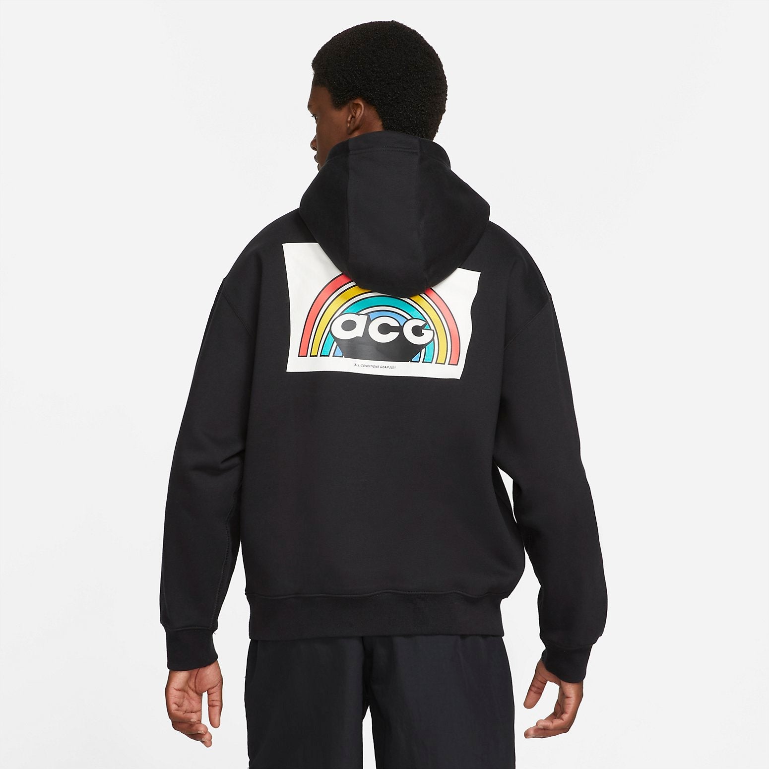 Nike ACG Graphic Popover Hoodie 'Black' DJ1293-010