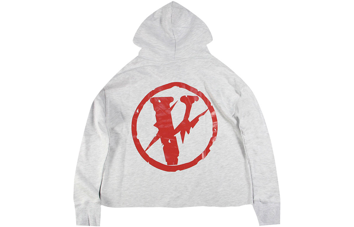 VLONE x Fragment Design Unisex Logo V Grey/Red VLHD17FW003