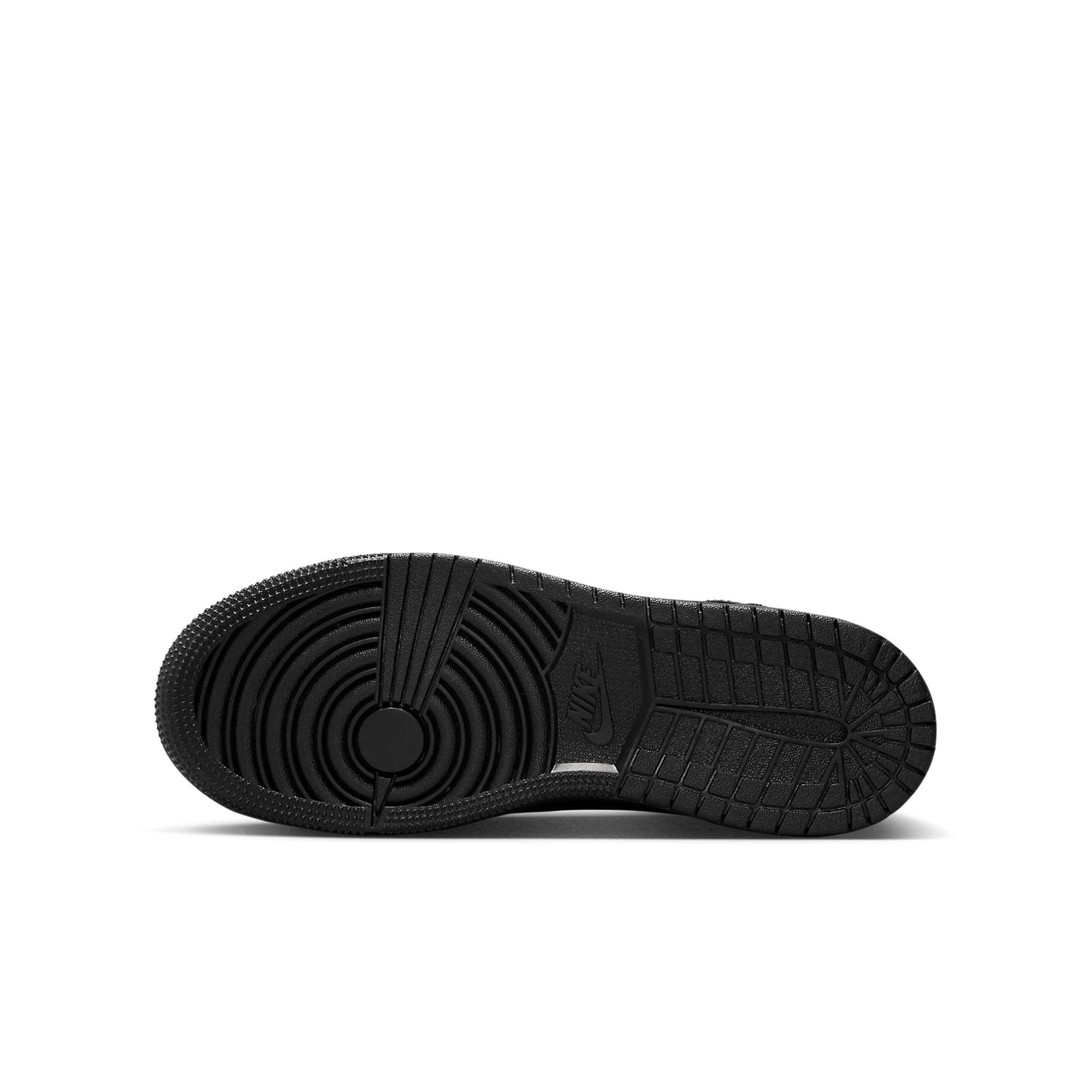 (GS) Air Jordan 1 Mid 'Triple Black' 2022 554725-093