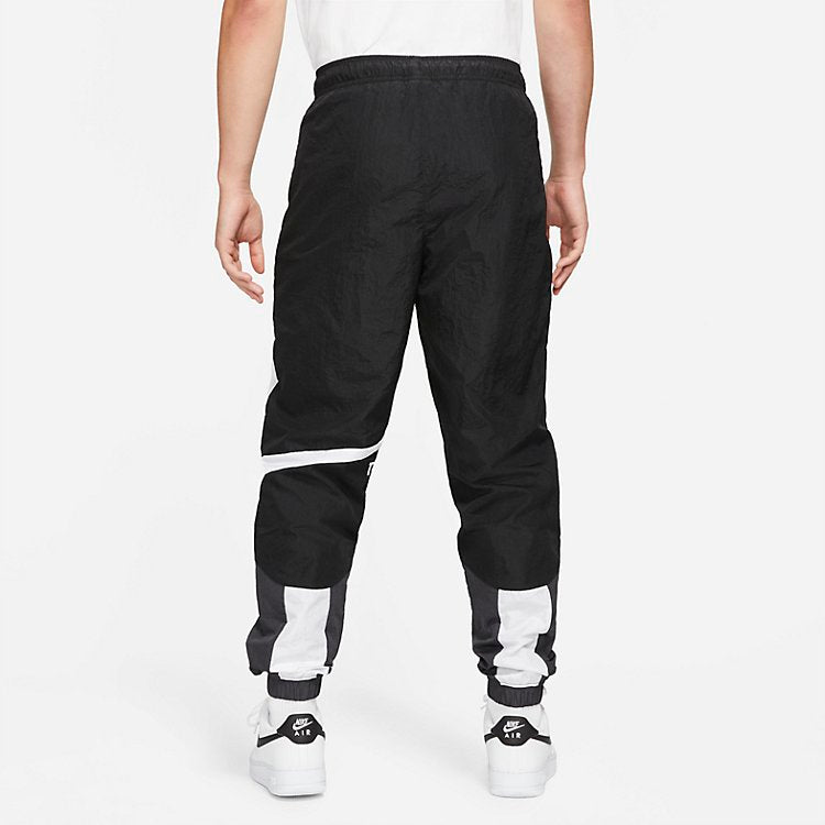 Nike Sportswear Swoosh Woven Lined Sweatpants 'Black White' DD5969-010