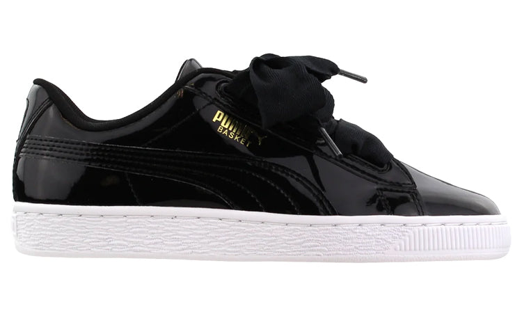 PUMA Basket Heart Patent 'Black White' 364817-01