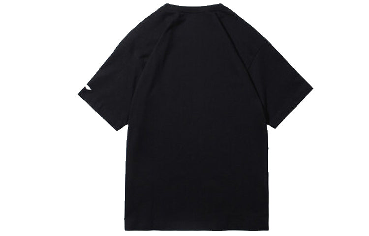 Li-Ning Sports Fashion Series Round Neck Sports Short Sleeve 'Black' AHSN739-1