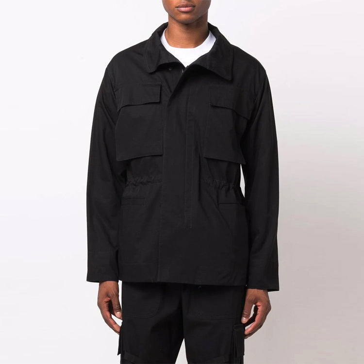 Off-White FW21 Logo Outdoor Jacket Slim Fit Version Black OMEL021F21FAB0021010