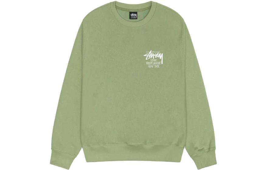 Stussy x Dover Street Market DSM New York Crew 'Moss' 3913819-MOSS