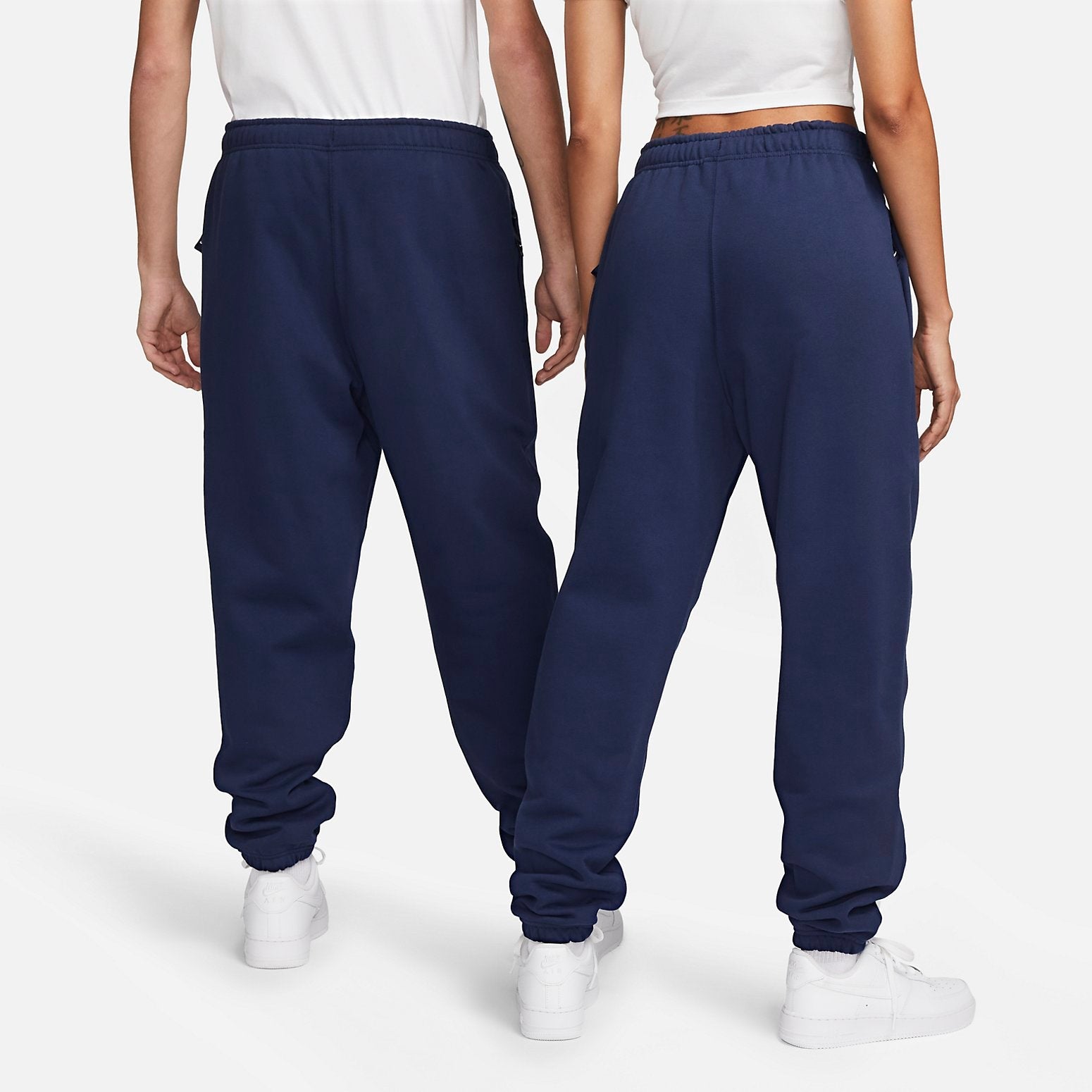 Nike Solo Swoosh Sweatpants 'Midnight Navy White' DX1364-410