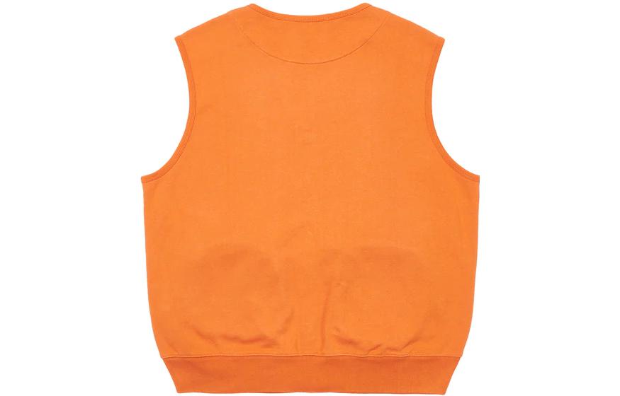 Palace SS22 London Sweat Gilet Vest 'Orange' P22CS211