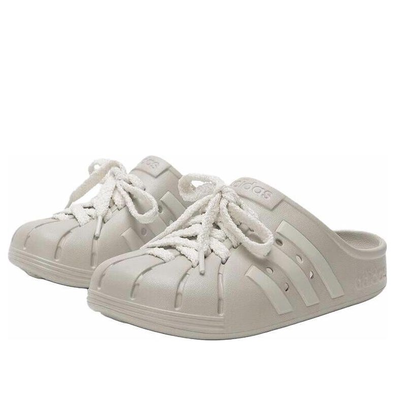 adidas Adilette Clogs Asia Sizing 'Grey' JQ2118