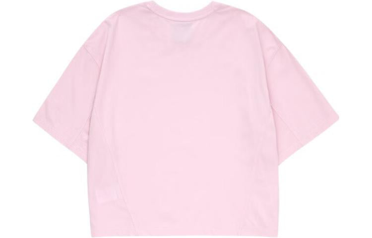 (WMNS) Skechers Logo Printed Tee 'Pink' L223W070-01SX