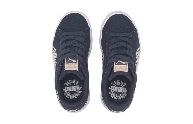 (PS) PUMA Basket Canvas Winter 'Time 4 Change - Peacoat' 374301-02