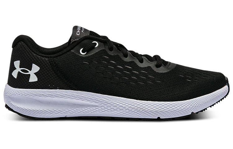 (WMNS) Under Armour Charged Pursuit 2 'Black White' 3023866-002