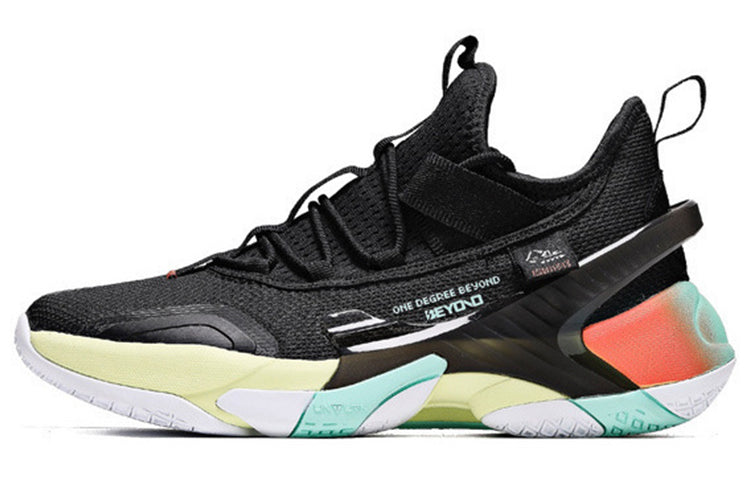 361 Degrees Breathable Anti-skid Basketball Shoes 'Black Multi' 572011113-4