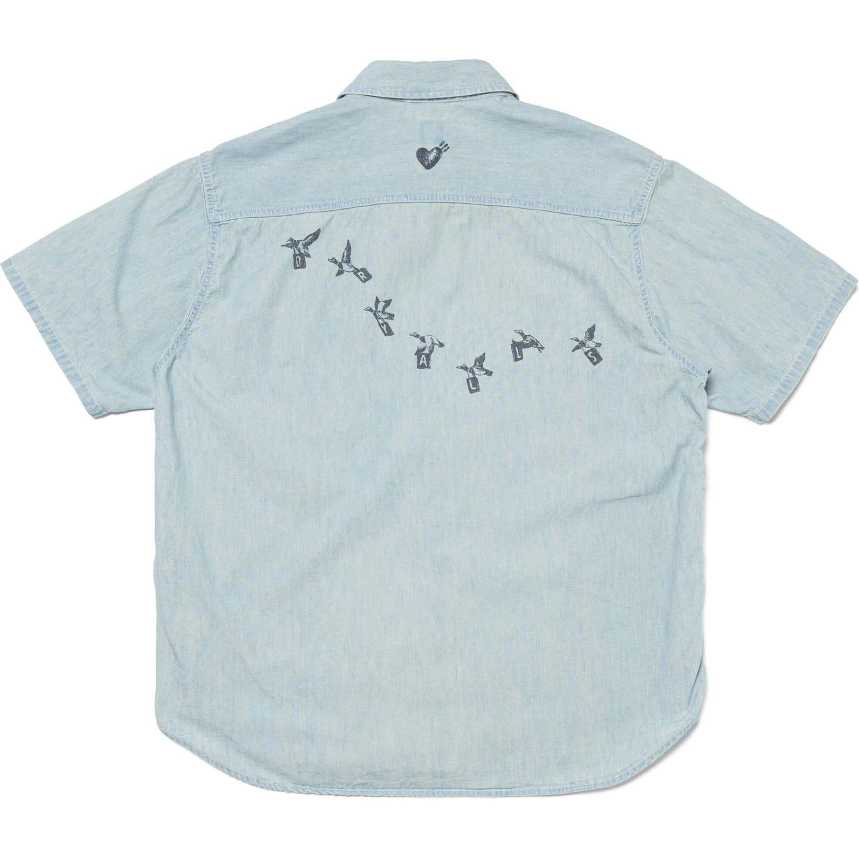 HUMAN MADE Chambray Shirt 'Blue' HM27SH019