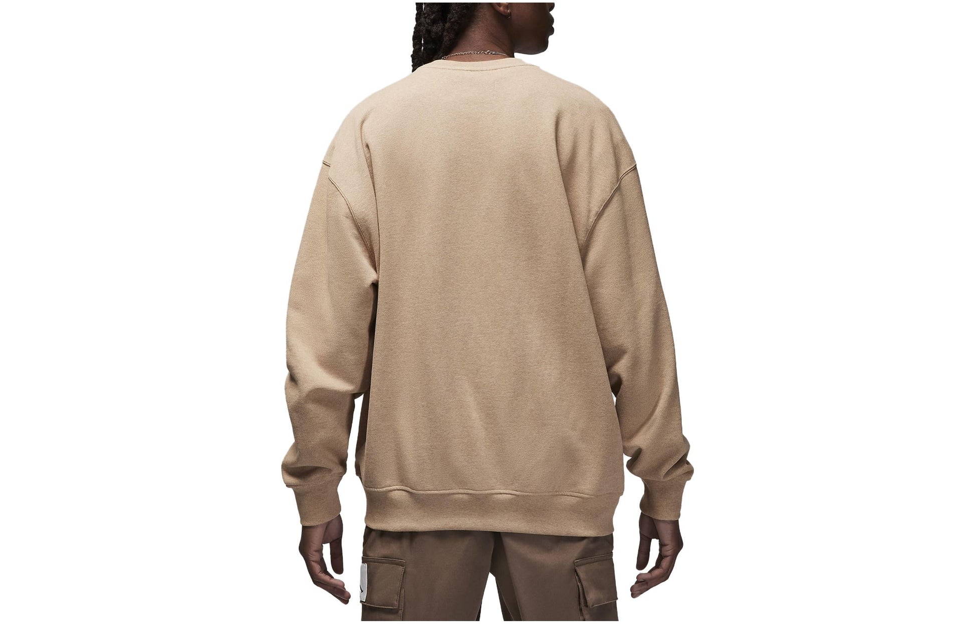 Air Jordan Fleece Crew-Neck Sweatshirt 'Beige' FB6932-201