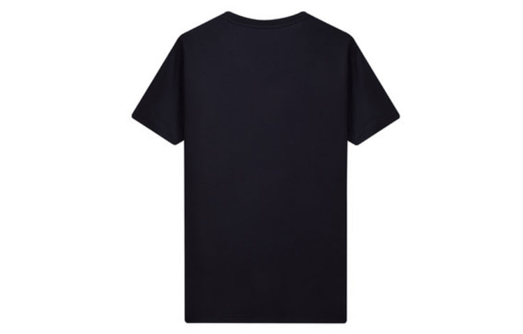 FILA Short Sleeve 2019 Athleisure Casual Sports Round Neck Minimalistic Blue F11M928112FNV