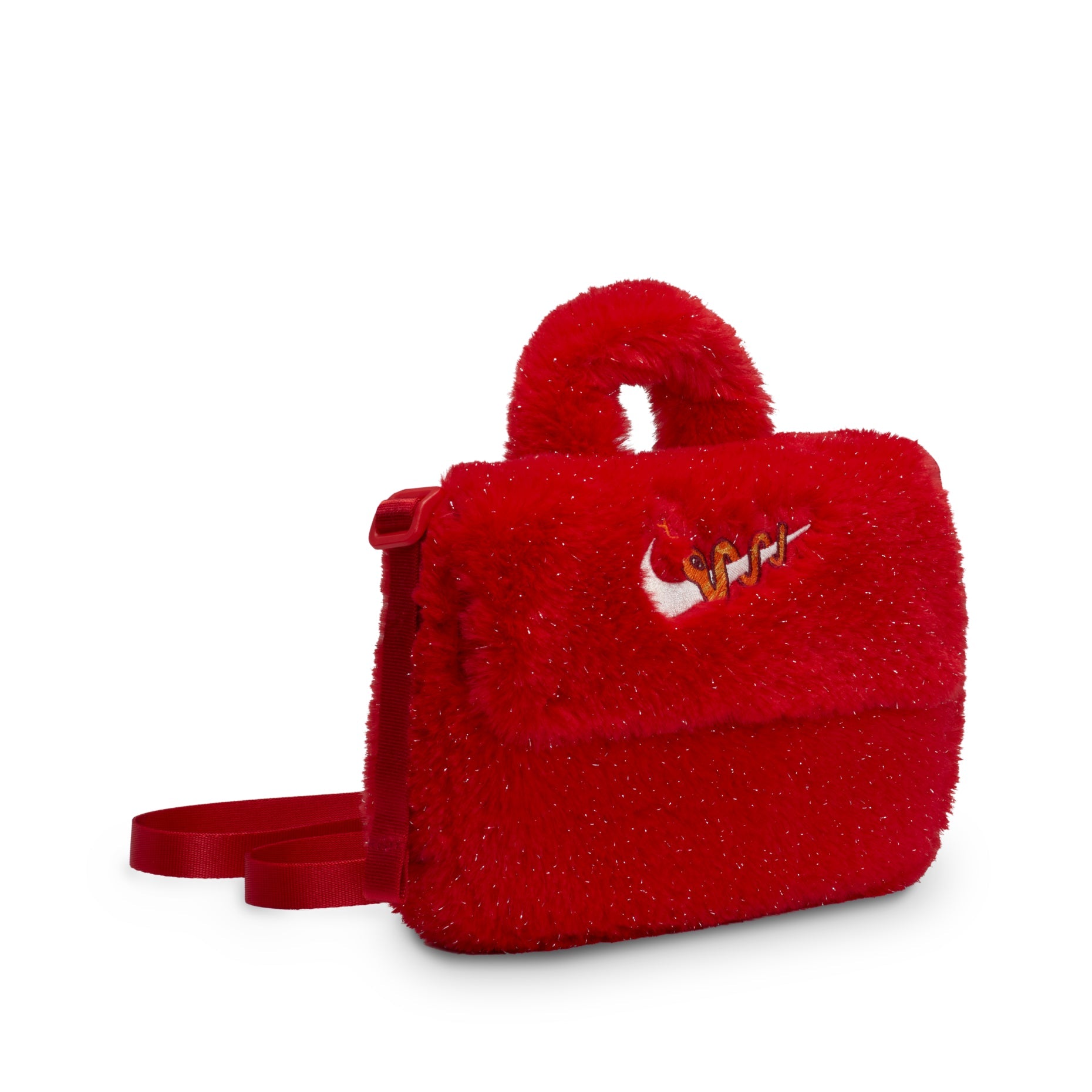 (GS) Nike CNY Kid Faux Fur Crossbody Bag 'Year of the Snake' HV6119-657