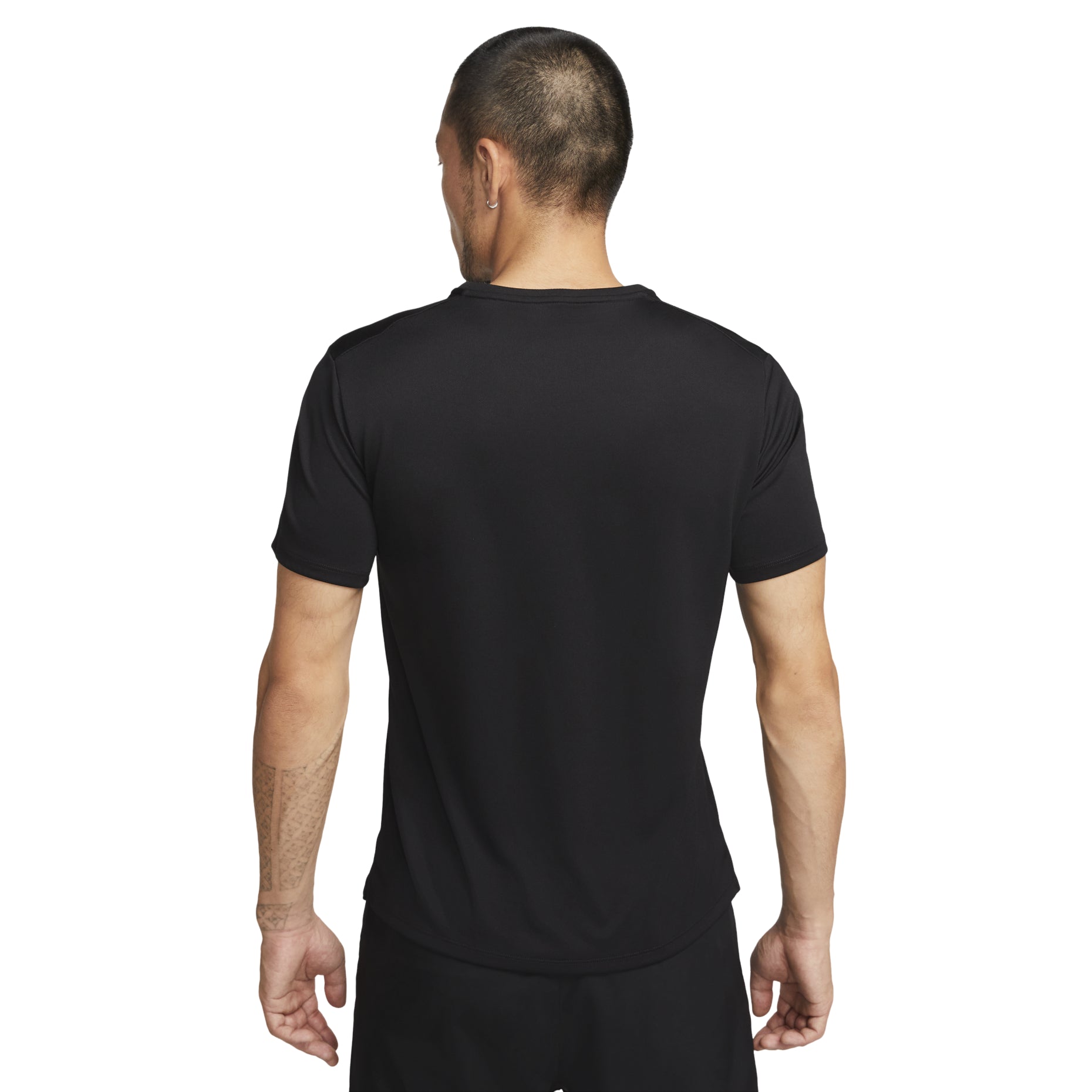 NIKE DRI-FIT UV MILER MEN'S SHORT-SLEEVE RUNNING TOP 'Black' DV9316-010
