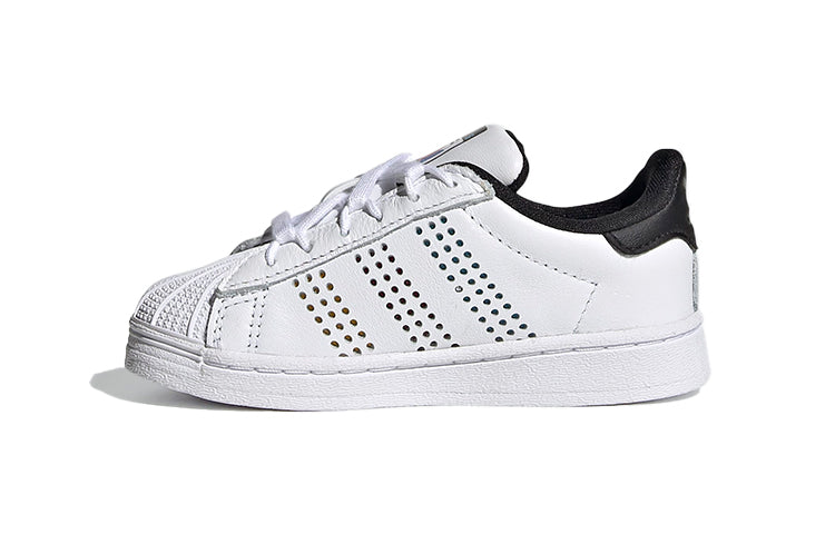 (TD) adidas Superstar 'Colorful Trefoil - Cloud White' FX7454