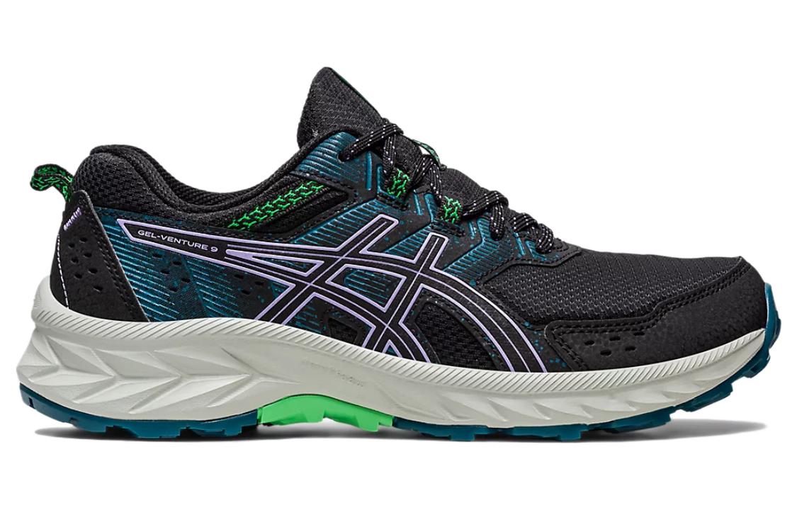 (WMNS) ASICS Gel-Venture 9 Wide 'Black Teal Violet' 1012B314-003