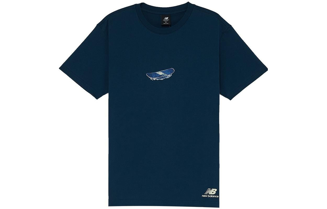 New Balance x ANB Sport Tee Asia Sizing 'Navy White' AMT22376-BGV