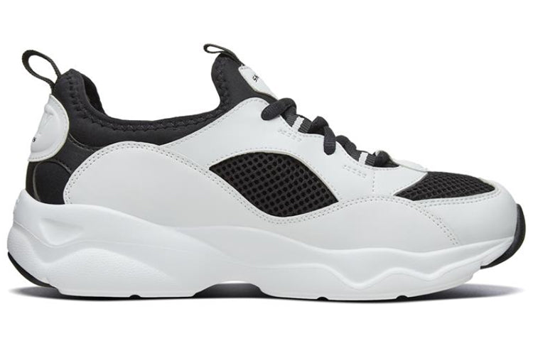 (WMNS) Skechers D'lites Airy White/Black 66666207-BKW