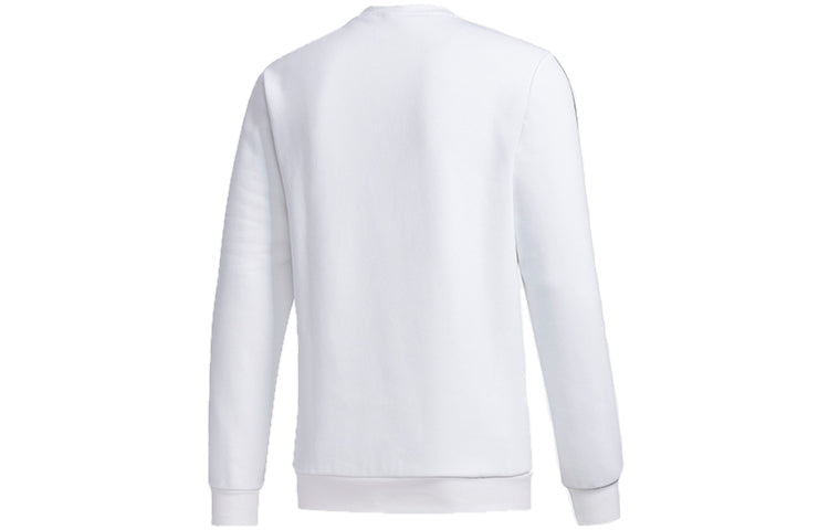 adidas neo M FAVES SWT 1 Sports Round Neck Pullover White GG3387