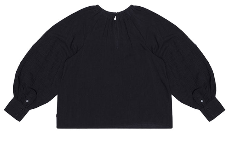 Levis Casual Sleeve Round Neck Long Sleeves Black Shirt 85385-0000