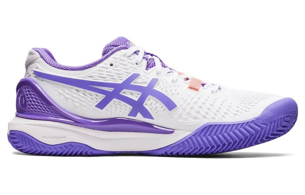 (WMNS) ASICS Gel Resolution 9 Clay 'White Amethyst' 1042A224-101